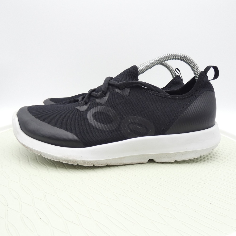 OOFOS OOmg Sport LS Low Shoe Black Recovery Sneaker Mens 10 EU 43 1012023-102 - Picture 1 of 9